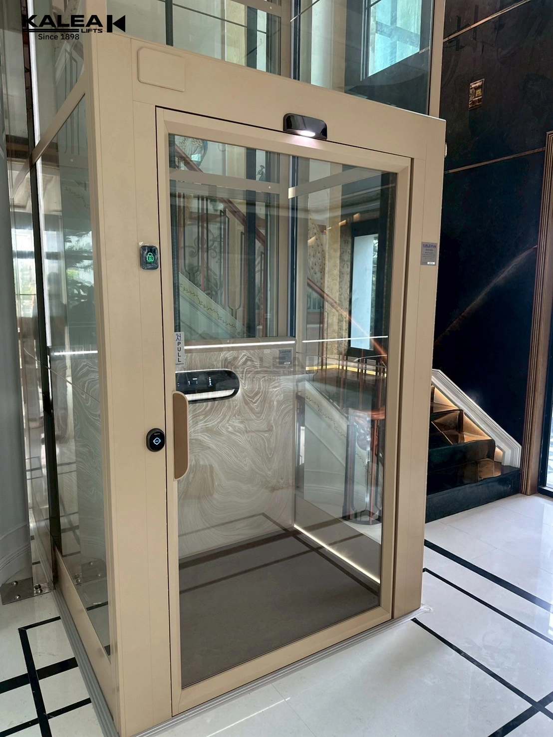 lift rumah kalea x50 series lengkap dengan fitur child lock