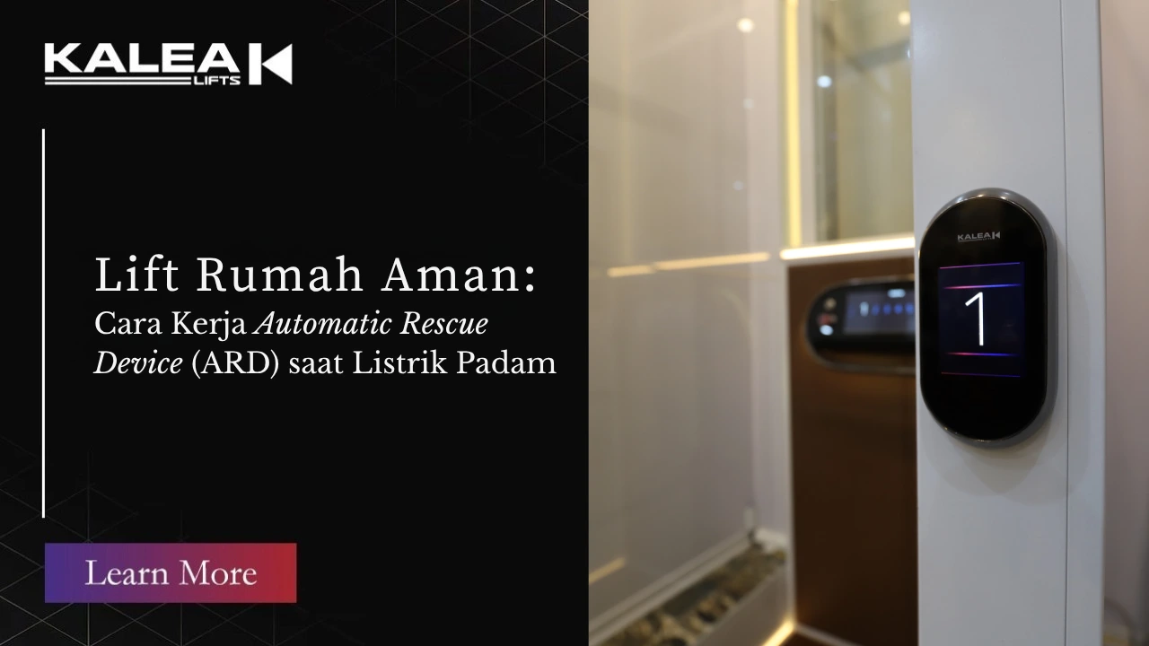 Ilustrasi artikel Lift Rumah Aman tentang cara kerja ARD saat listrik padam