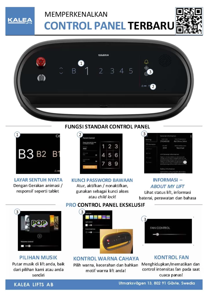 smart control panel lift rumah terbaik kalea