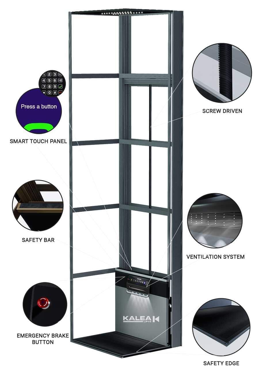 Kelebihan KALEA Home Lift 3 lift elevator indonesia harga lift 2021