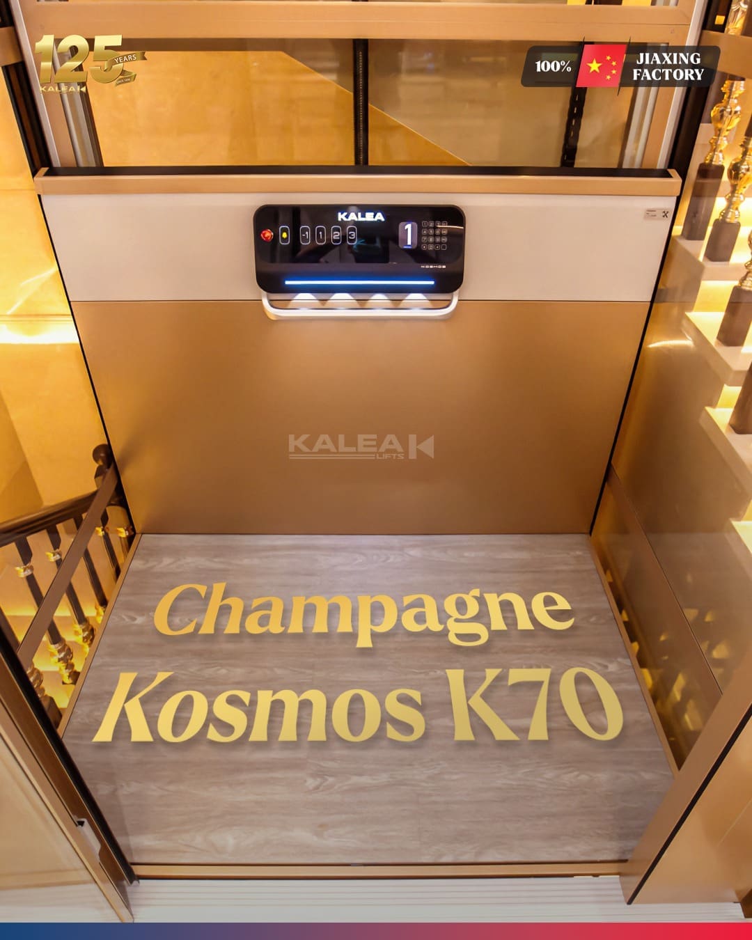 Champagne Kosmos K70 5 lift rumah