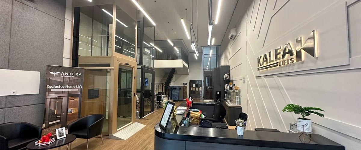 cari tahu tentang showroom kami di indonesia beserta kontak nomer kalea lift indonesia